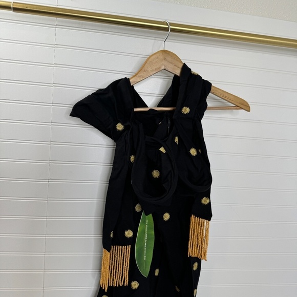 NEW Farm Rio Banana Tree Tie Euroflax™ Premium Linen Dress XS - Picture 5 of 12